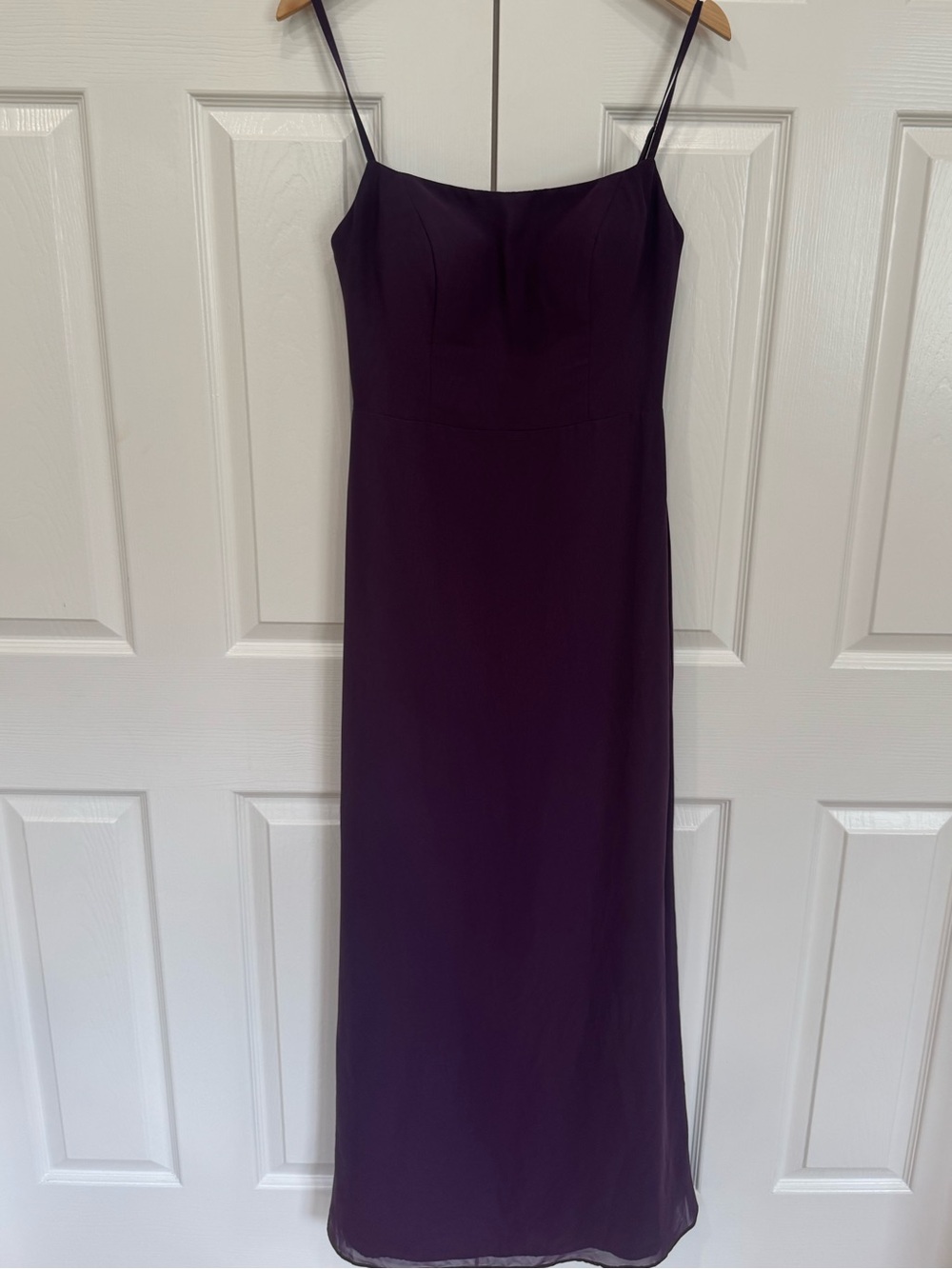 Azazie Plum Spaghetti-Strap Maxi Dress